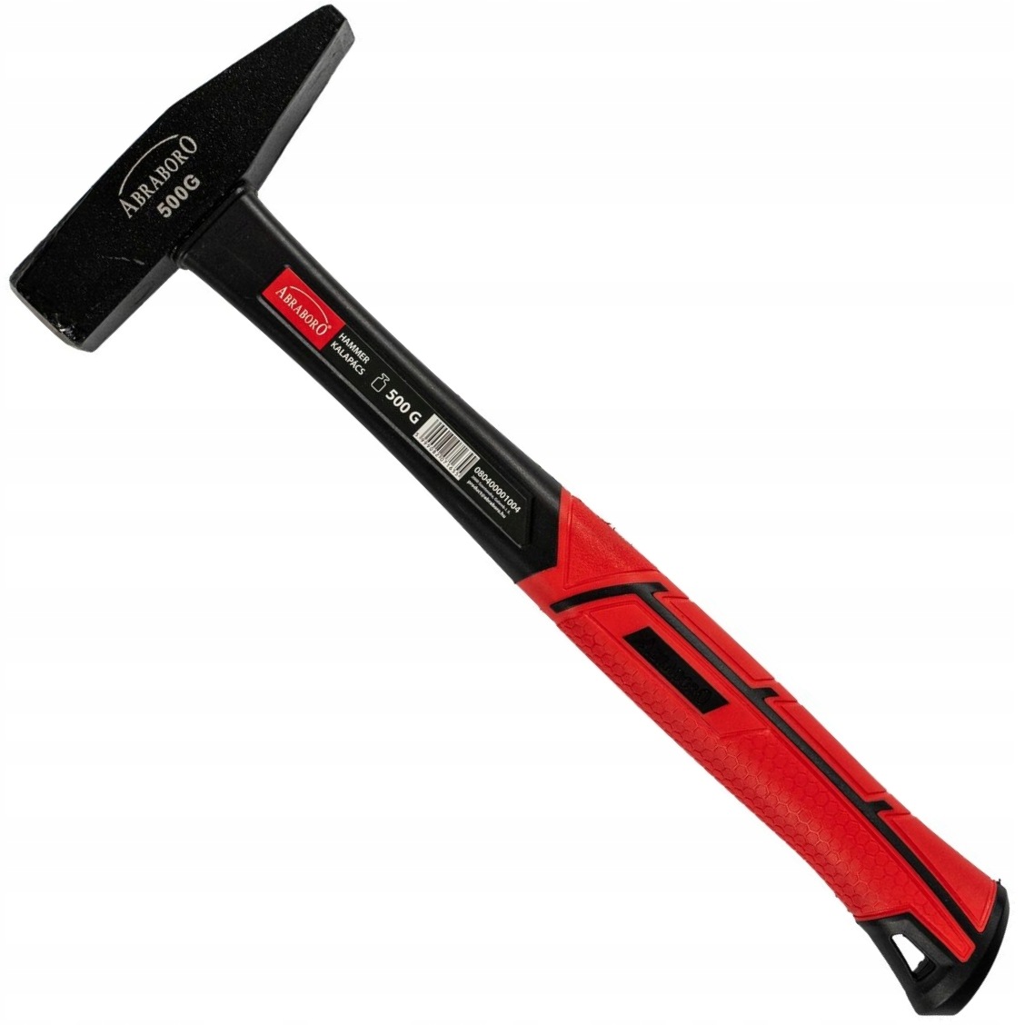 Abraboro 00001004 Młotek Ślusarski Trzonek Kompozytowy Soft Grip 500 g