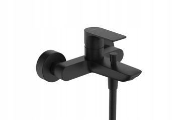 Hansgrohe vaňová batéria Rebris E nástenná čierna matná 72450670