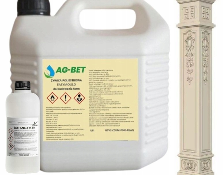 Polyesterová pryskyřice pro stavbu formovacích forem bez smršťování easymould 5 kg.