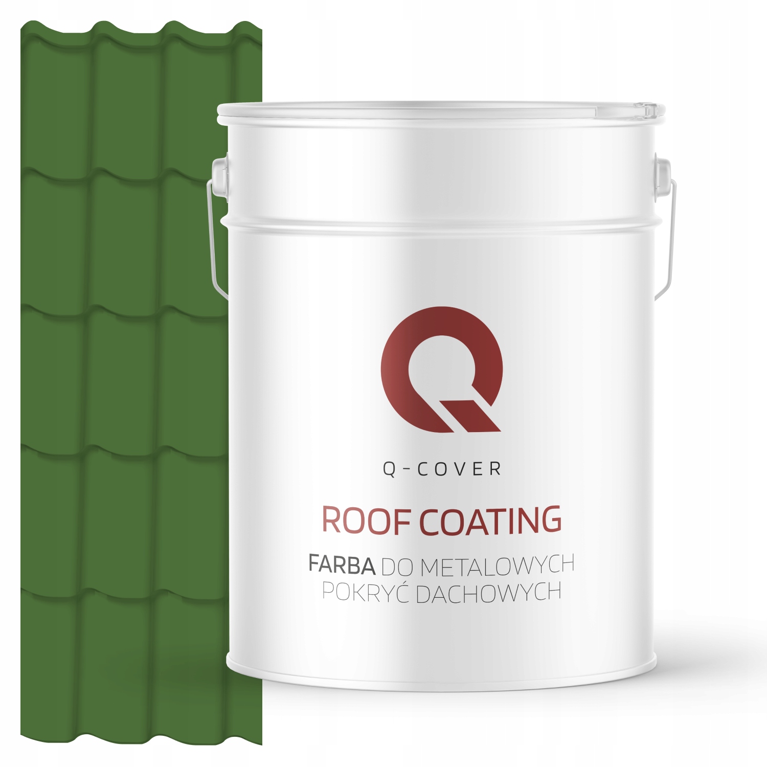 Farba Na Kovové Strechy Plechov Zelená Trávnatá Ral 6010 10 L Polomatná