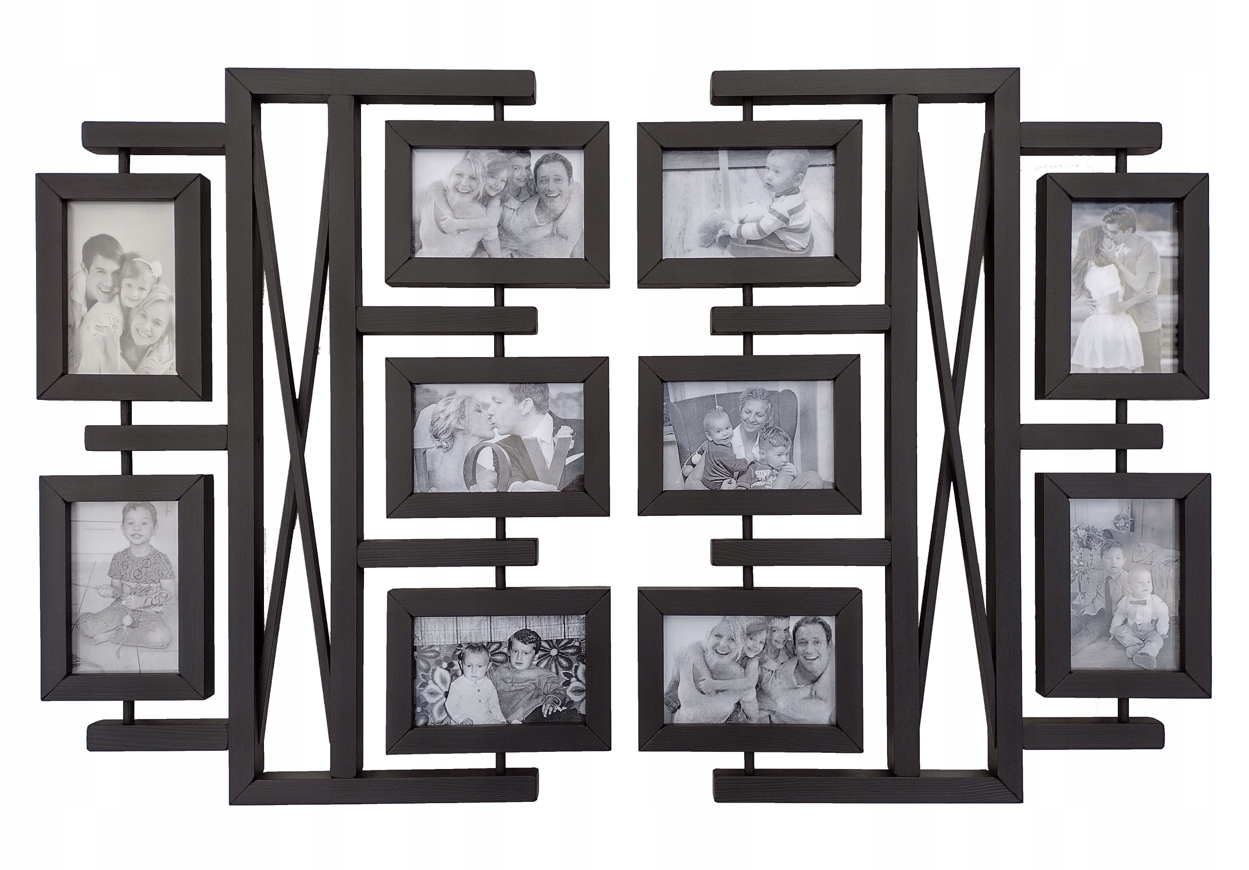 Multirama z dřeva Rámeček na fotografie 10x15 Dárek Dřevo A Sklo 10x15 CM