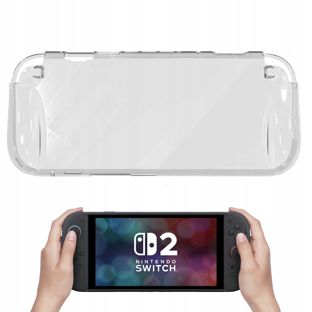 IRIS Nakładka grip plecki etui z TPU na konsolę Nintendo Switch 2 biały