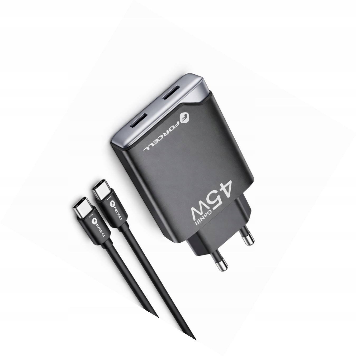 Szybka ładowarka 45W 2 porty z długim kablem 2m do Honor Magic 8 Pro