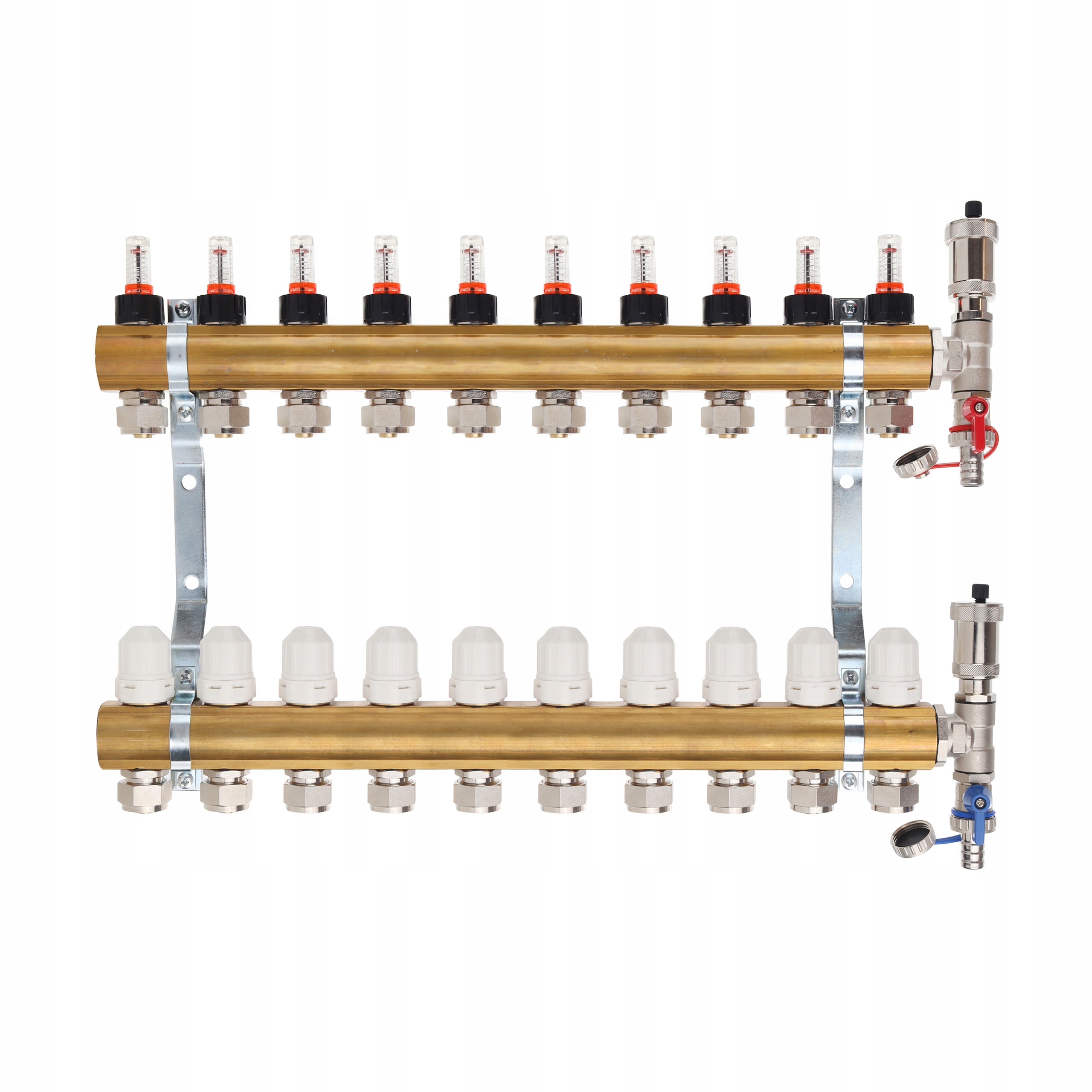 Rozdzielacz do podłogówki ogrzewania podłogowego 10