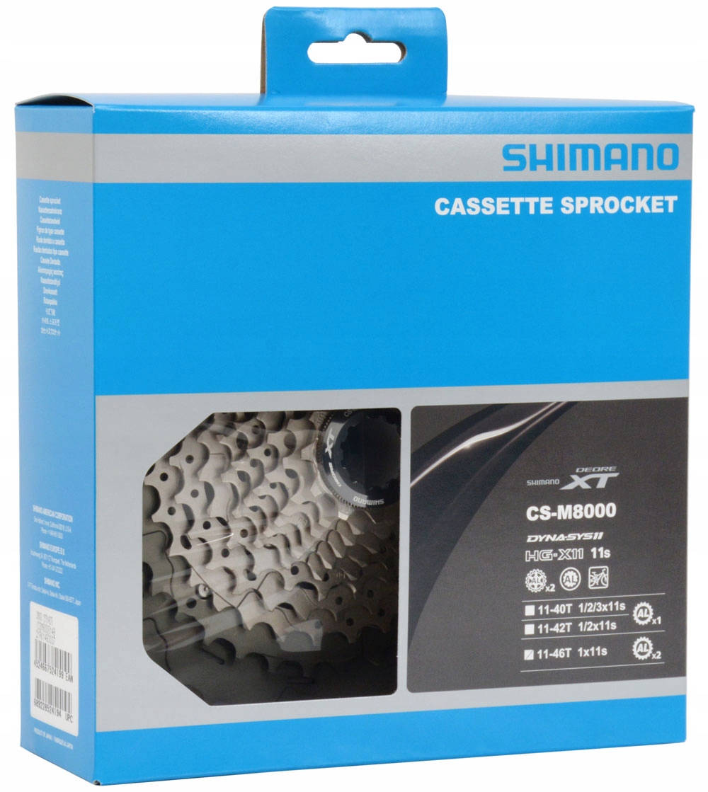Kazeta Shimano Deore Xt CS-M8000 11-42T 11 rychlostí