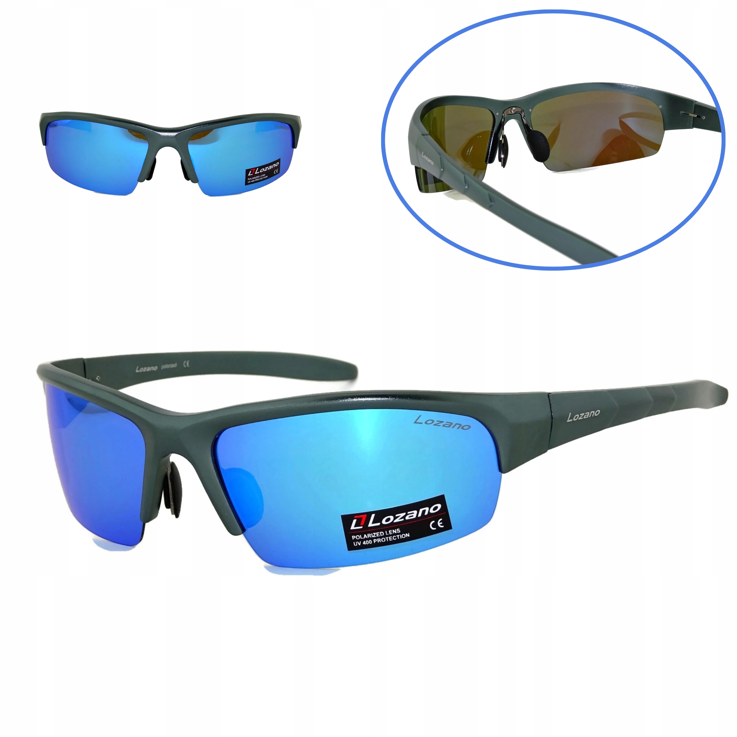 Sluneční Brýle Pro Řidiče, Modré Zrcadlovky S Polarizací