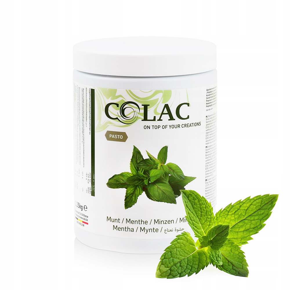 Levně Máta – pasta na zmrzlinu a dezerty – 1,15 kg