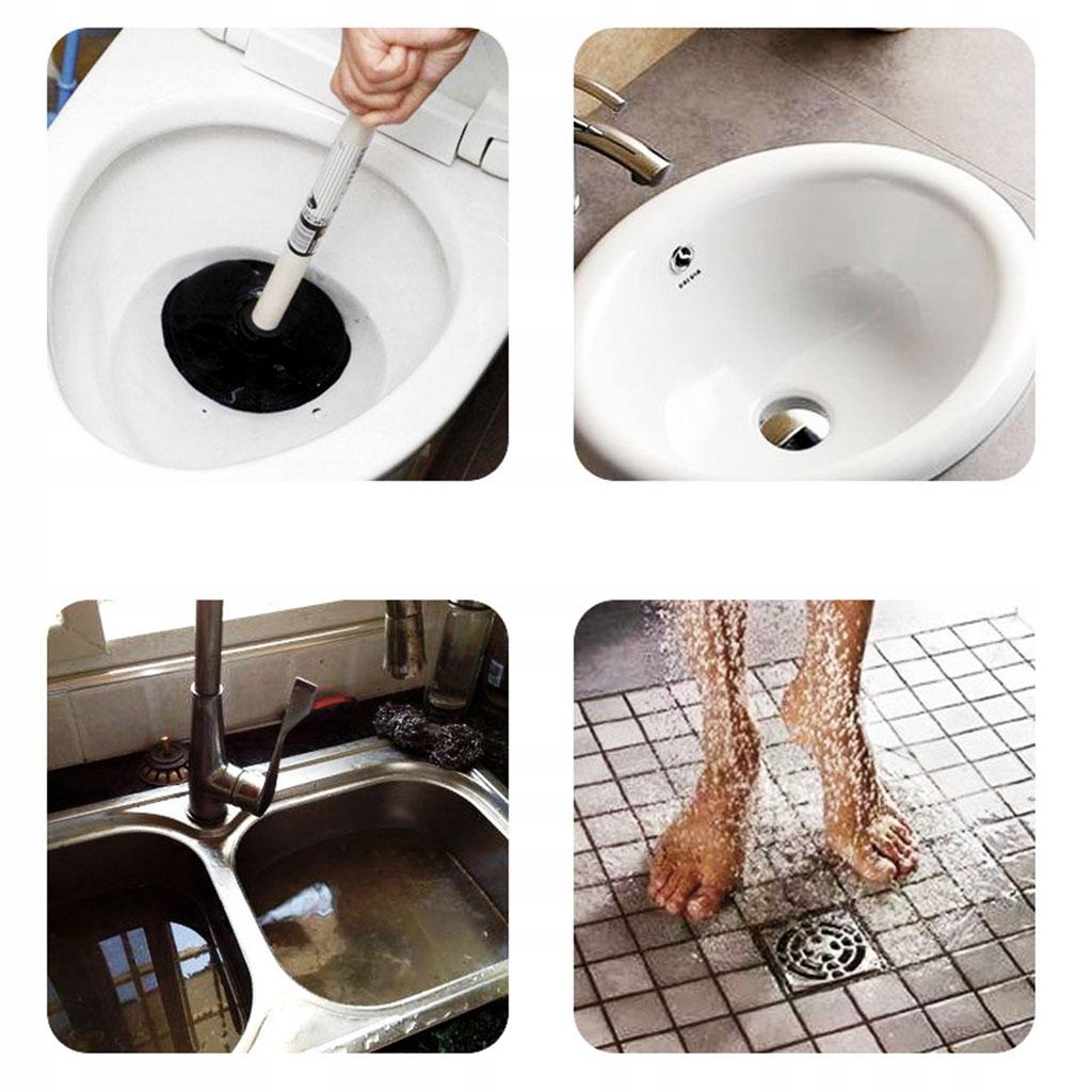 zr-Spring Pipe Drain Cleaner with Electric Drill Connector Drain 3M Silver Długość 0.18 m