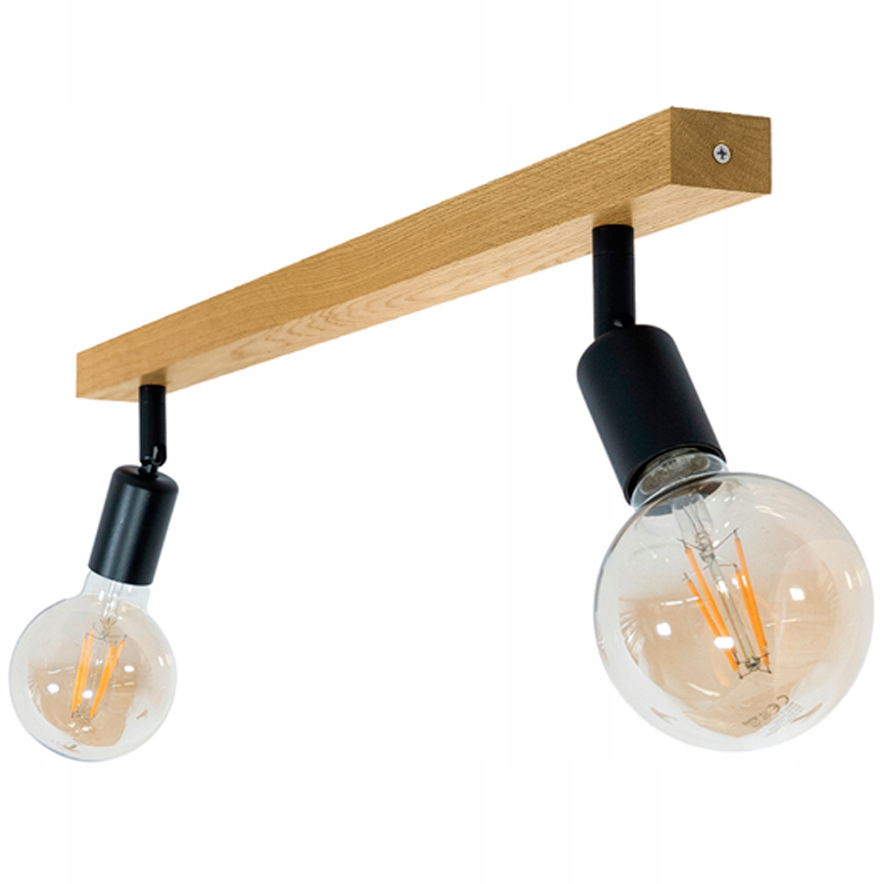 Led spotové svítidlo Stropní Svítidlo Dubová 60 cm E27 Pohyblivé nástěnné závěsné svítidlo