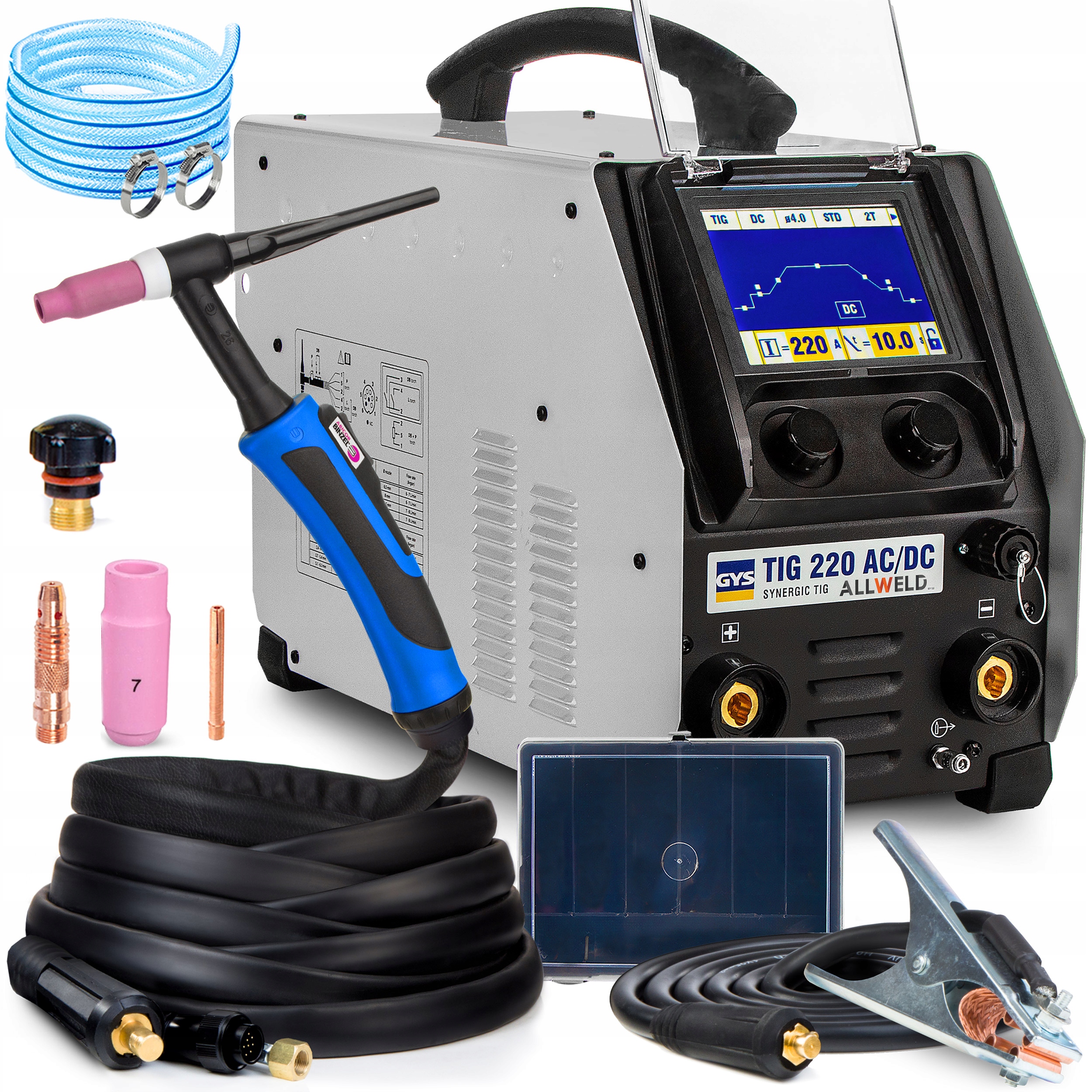 ІНВЕРТОРНИЙ ЗВАРЮВАЛЬНИЙ АПАРАТ GYS TIG AC DC MMA SYNERGIA