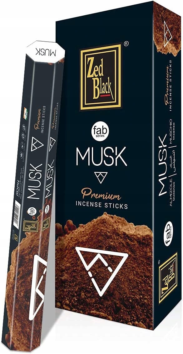 

Zed Black kadzidełko Musk 20 szt.
