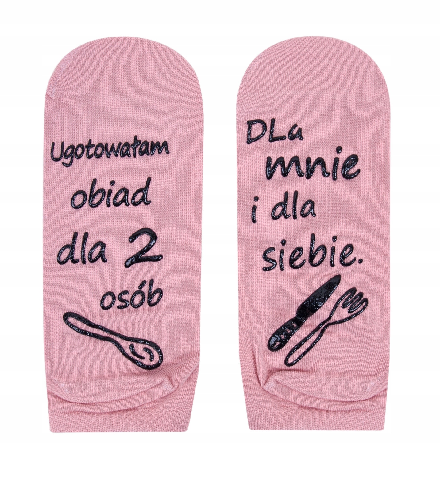 

Yo SK-62 skarpetki stopki z napisem Abs 35/38 róż