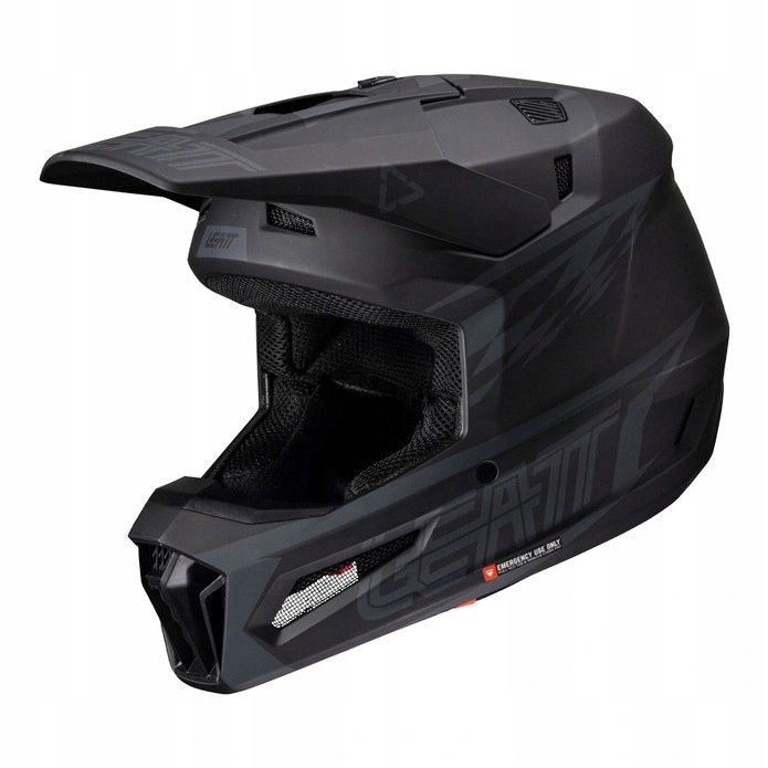 Prilba cross s okuliarmi Leatt Kit Moto 3.5 V25 Stealth čierna Darčeky