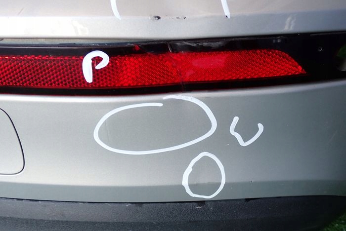 VOLVO S60 V60 18- bumper rear rear part