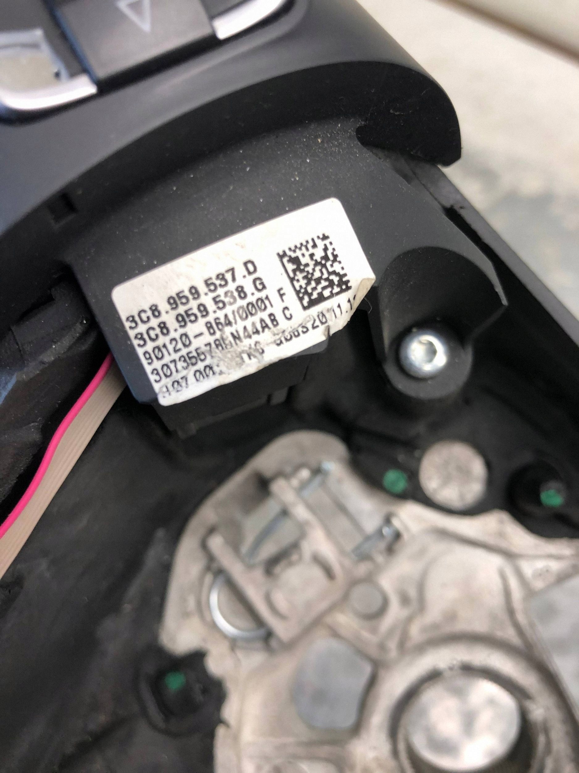 lenkrad Leder MULTIFUNKCJA VW PASSAT B7 3C8419091BE 3C8959537D