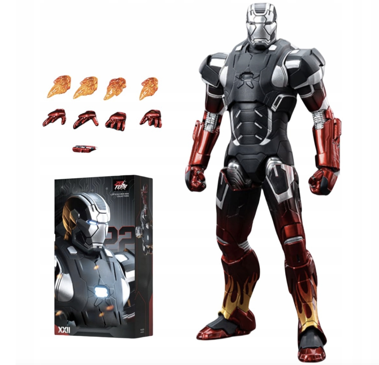 Figurka Iron Man Mk22 XXII Hotrod 18 cm Premium Marvel Zd Toys originál