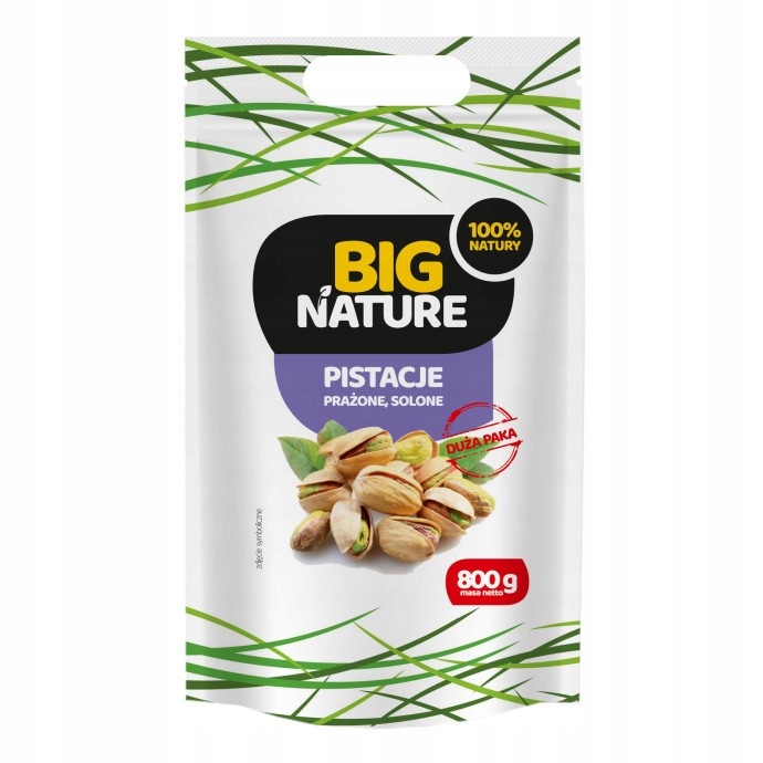 Big Nature Pistácie pistácie pražené solené 800