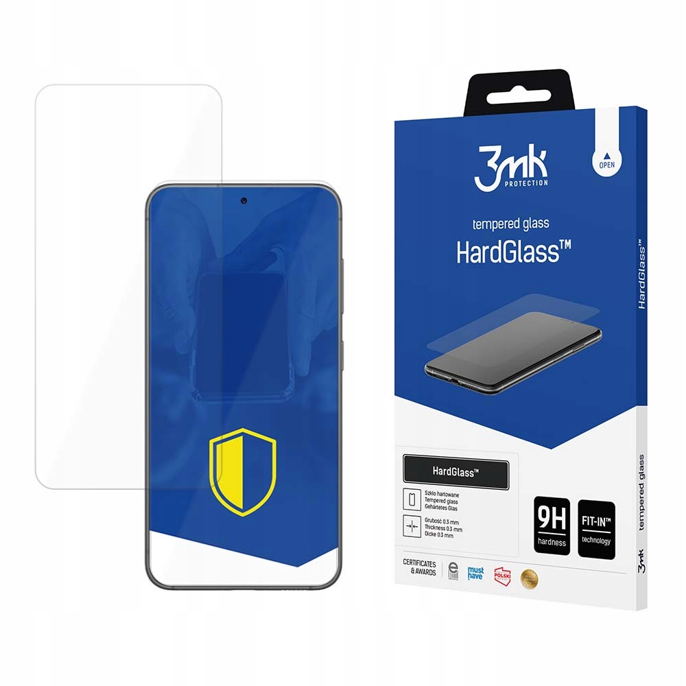 Szkło 9H 3mk HardGlass™ na Samsung Galaxy S23 Fe 3mk Protection