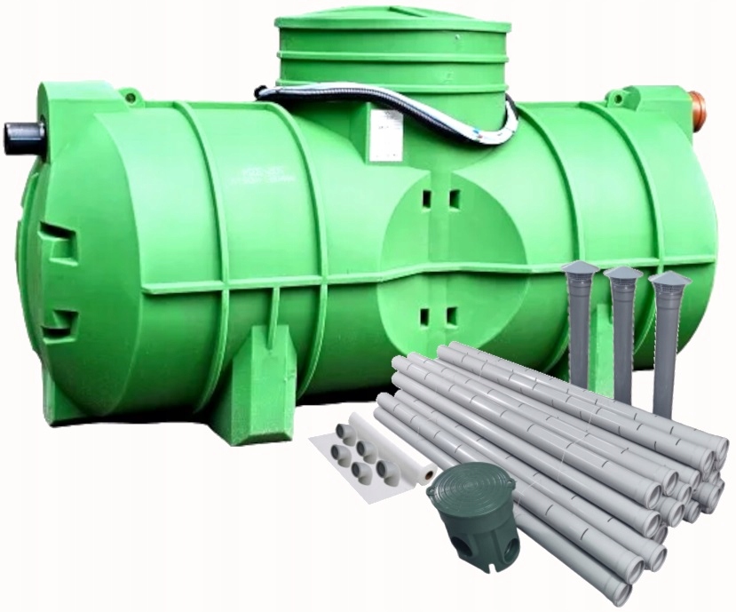 Oczyszczalnia Biologiczna Wobet Hydret ZBS-4C 2-4 osób Drenaż 36mb