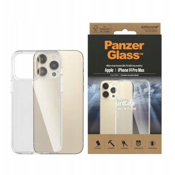 PanzerGlass HardCase antibakteriální Pouzdro vojenské třídy pro iPhone 14 Pro Max