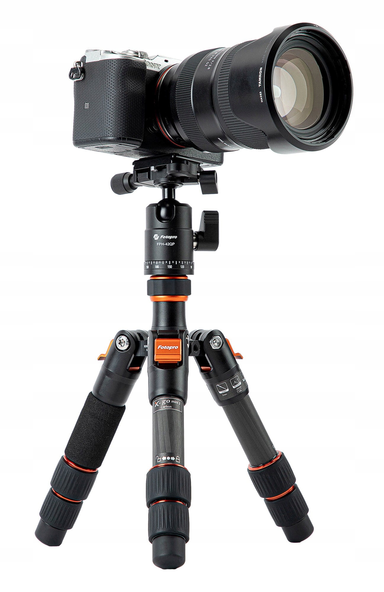 Tripod X-go Mini 2 Fotografický Stativ S Kulovou Hlavou FPH-42QP 45 CM