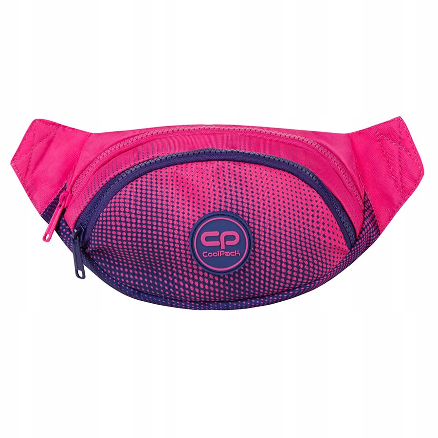 

Wygodna Biodrówka Nerka 2 Kieszenie Różowa Damska