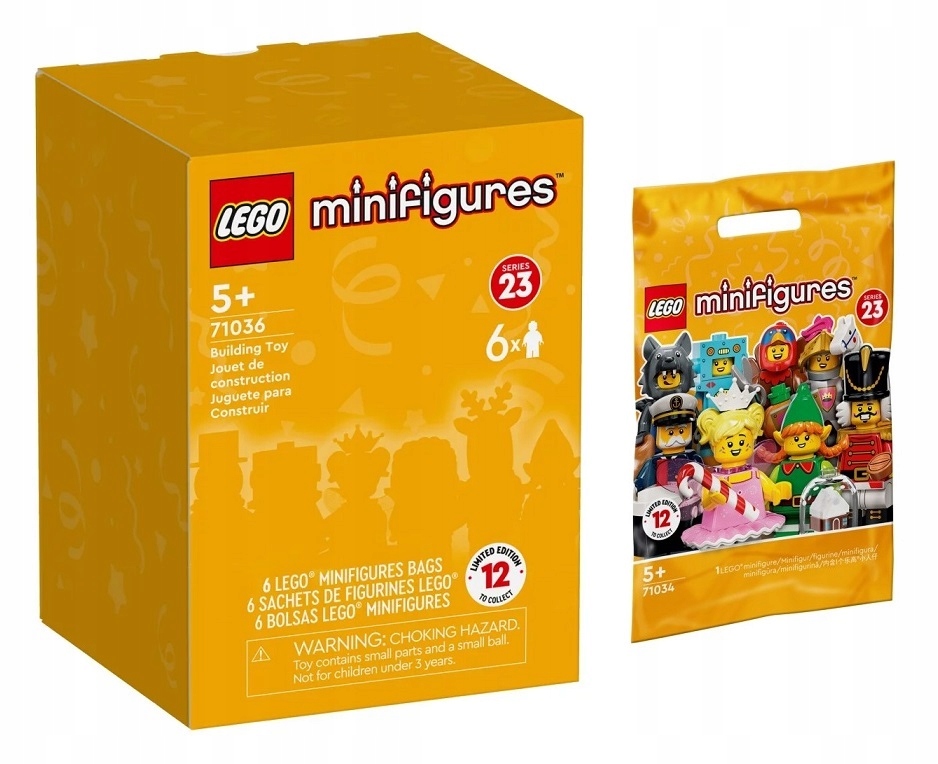 LEGO MINIFIGURES SERIA 23 SZEŚCIOPAK 71036