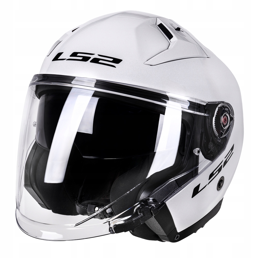 LS2 KASK MOTOCYKLOWY OTWARTY OF603 INFINITY II SOLID WHITE L Producent LS2