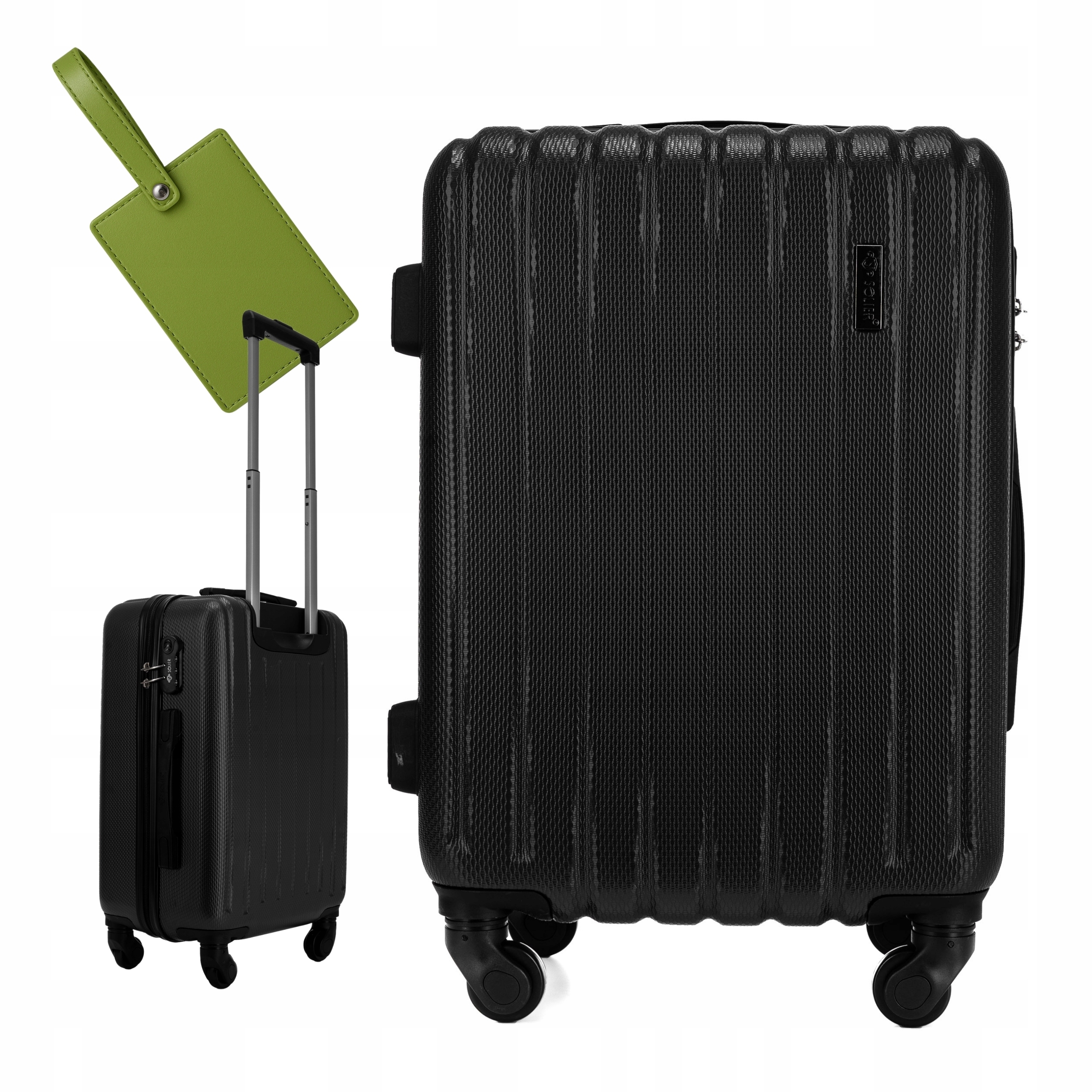 Cestovní kufr na kolečkách, zavazadla Abs, střední tvrdá, pevná, Barvy Dárek