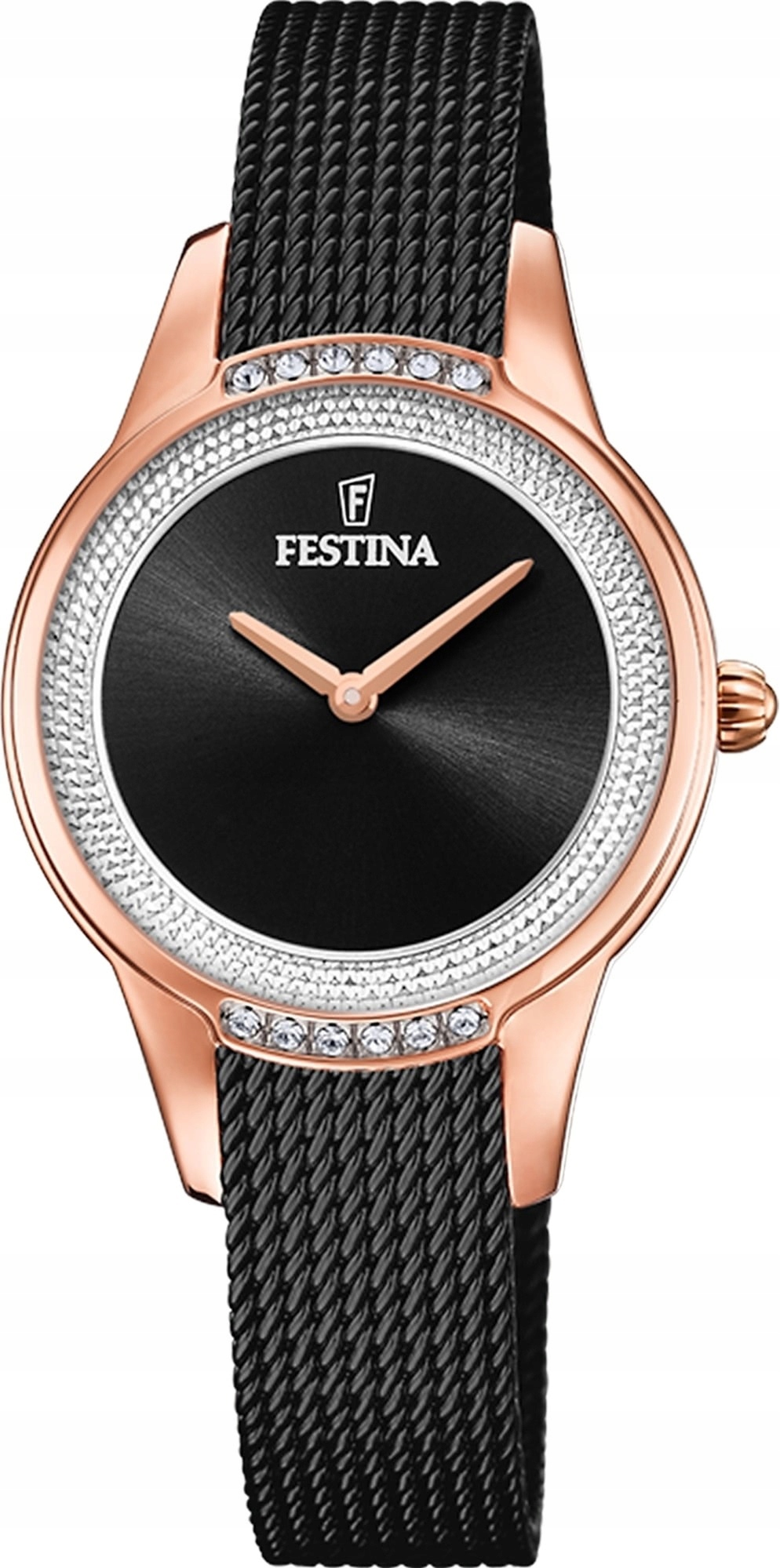 Dámské Hodinky Festina F20496/2 Swarovski Černé