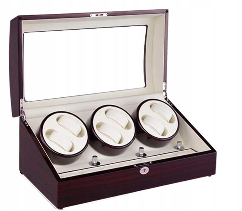 Rotomat pro 6 hodinek se 7 přihrádkami – tiché motory, 4 režimy otáčení