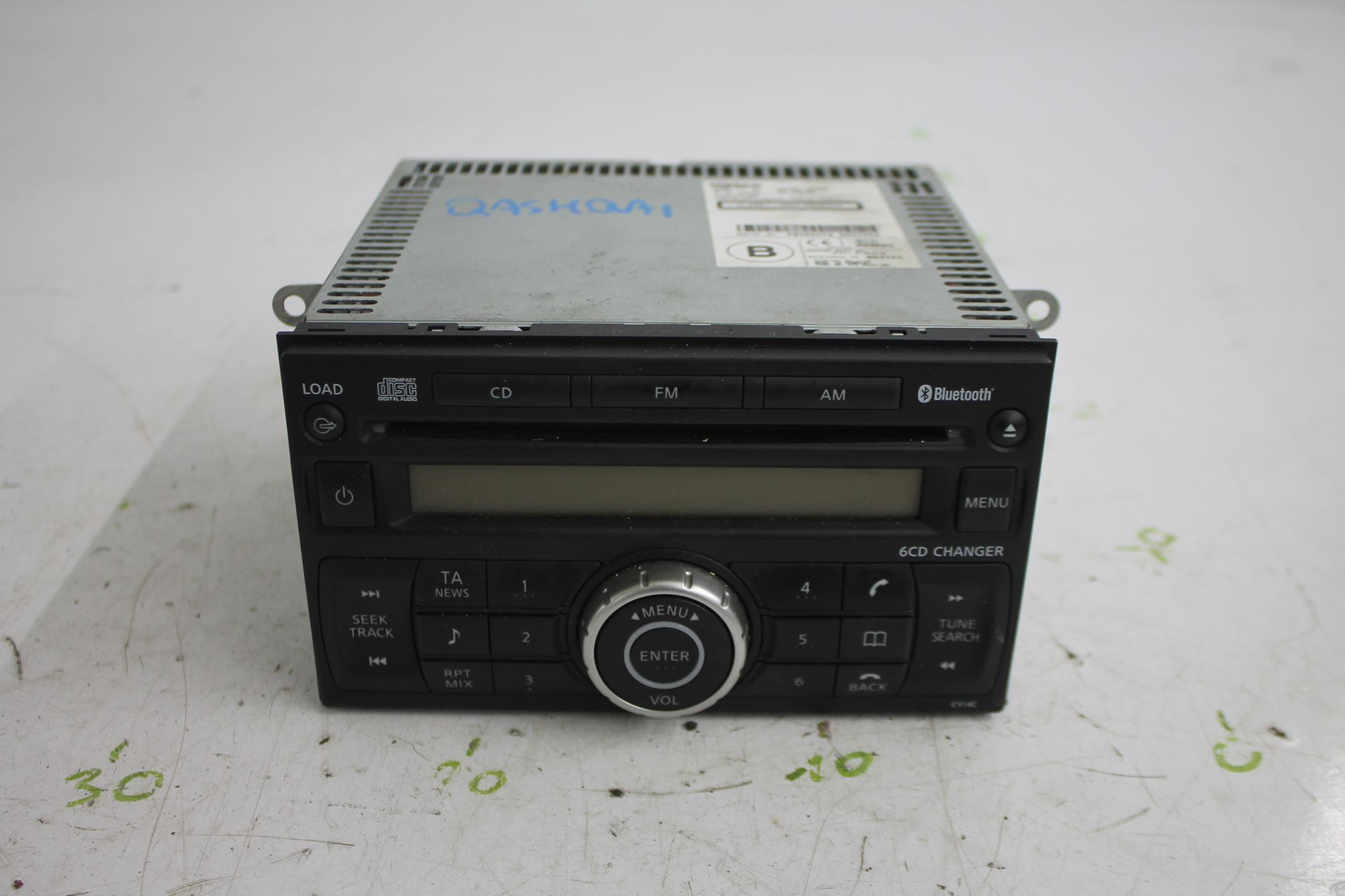 RADIO BLUETOOTH FABRYCZNE CD NISSAN QASHQAI