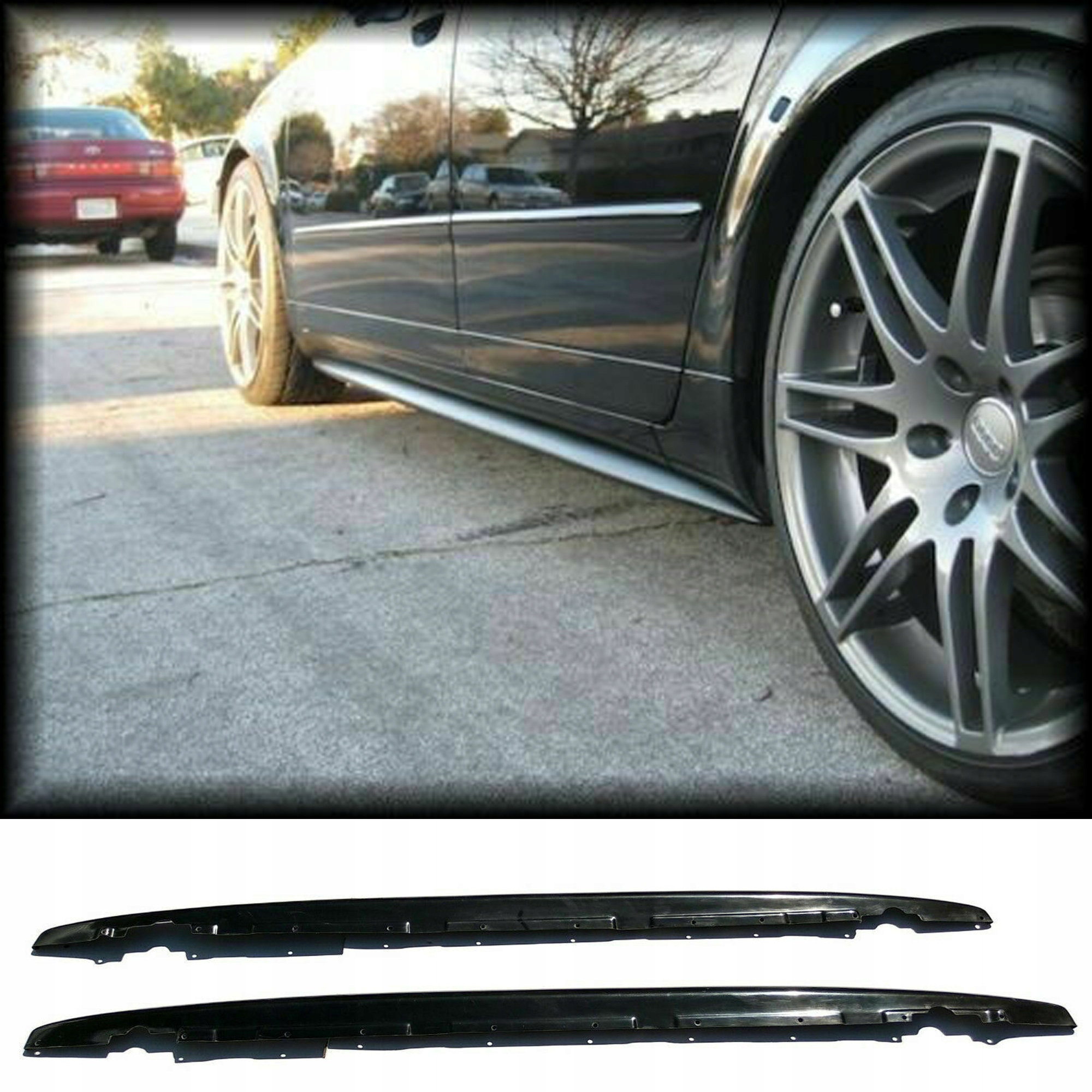 PROGI DOKŁADKI PROGOWE ! AUDI A4 B6 TUNING ! Numer katalogowy części 5907512670040