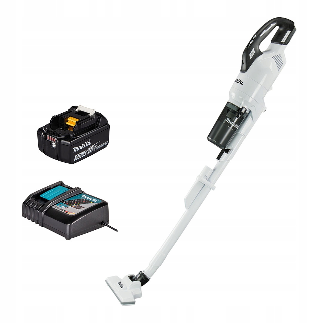 Vertikálny akumulátorový vysávač Makita DCL286FRFW 18V 1x3Ah Lxt Bldc biely