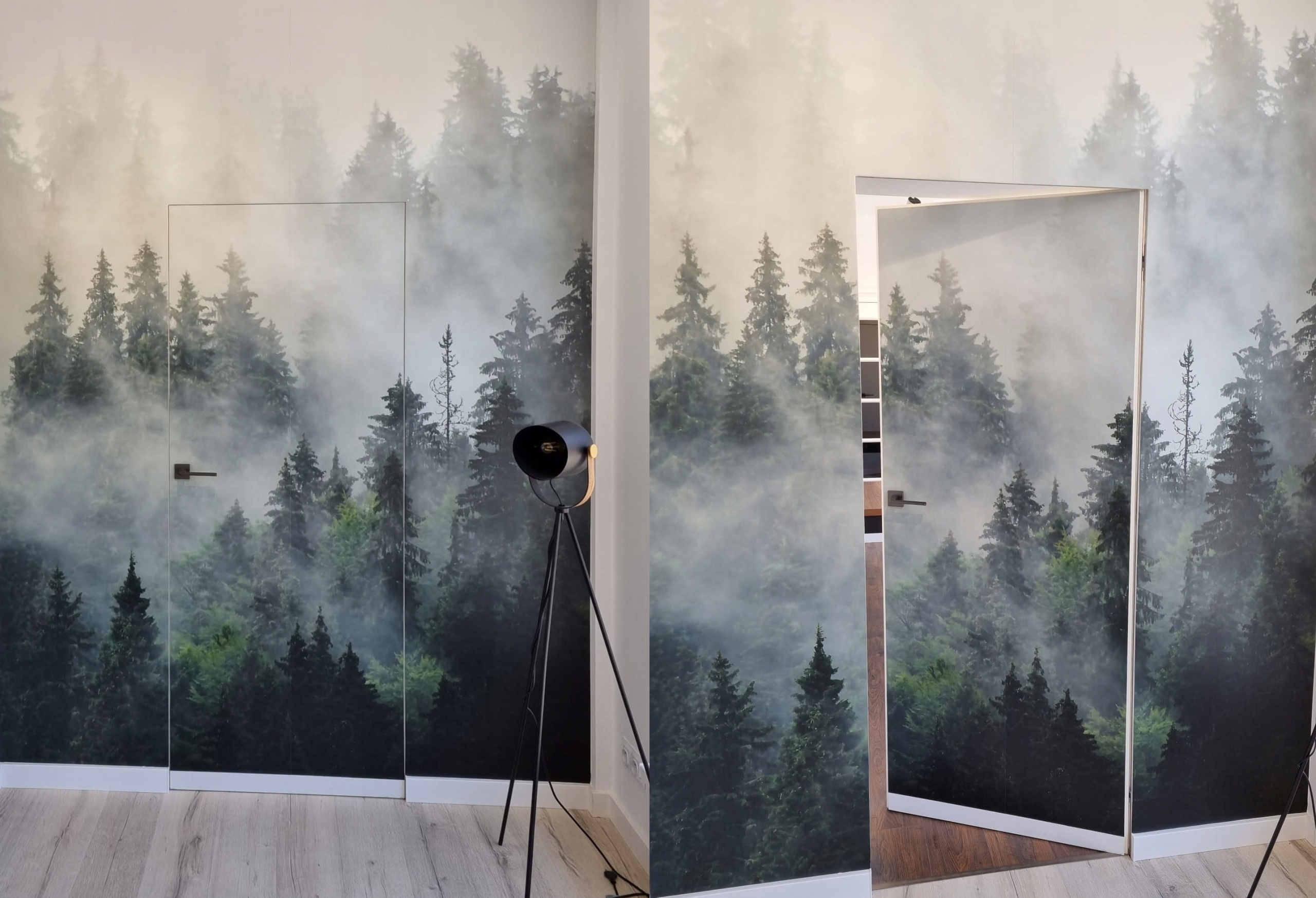 DRZWI + OŚCIEŻNICA UKRYTA Sara Color P 80 zewnątrz Typ Pełne