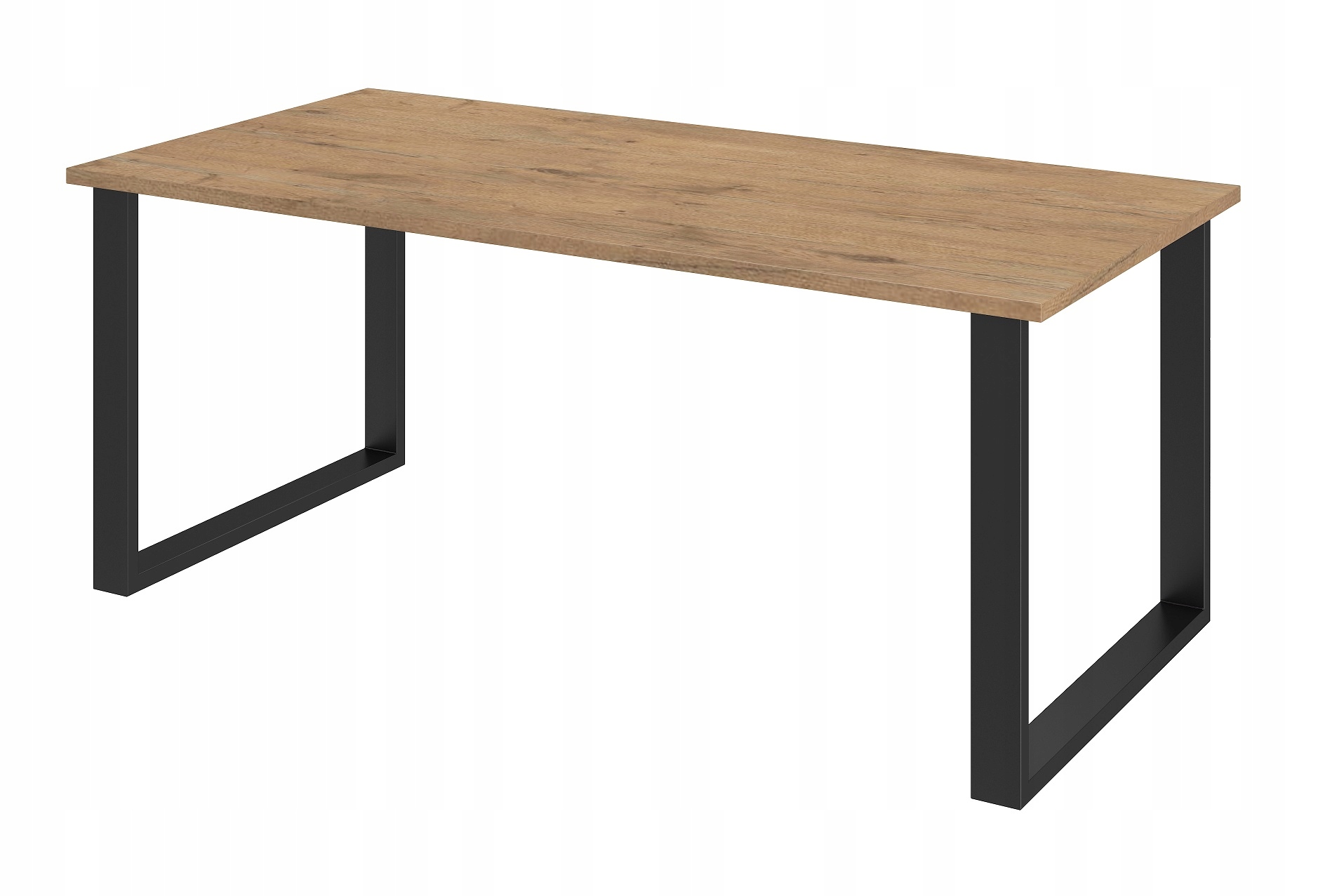 Loftový stůl kovový 185x90 Dub Lancelot. Industriální loft