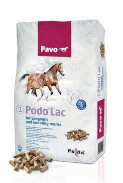 Pasza Pavo gra Podo Lac 1 Pellets 20 kg Granulat dla klaczy