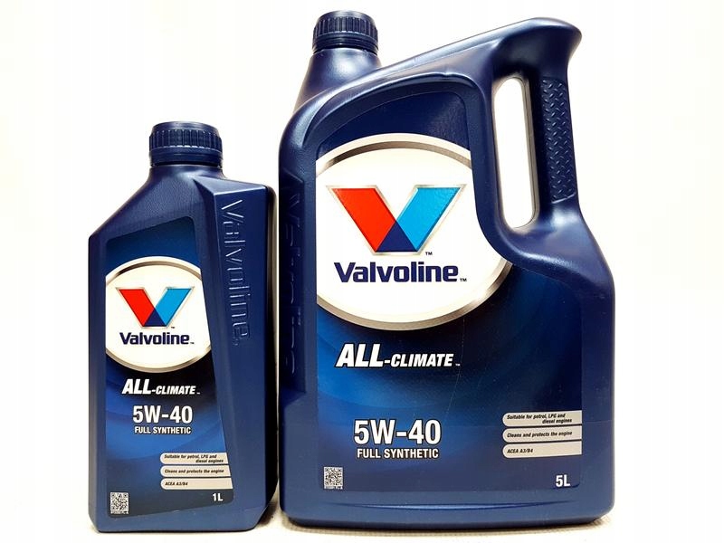

Valvoline Allclimate 5W40 A3/B3 A3/B4 Sn/cf 6L