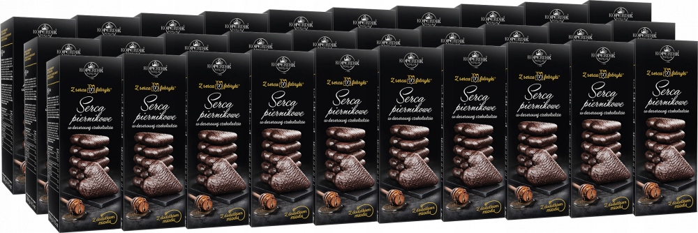 Kopernik Pierniki Premium Serca Piernikowe 128g x30