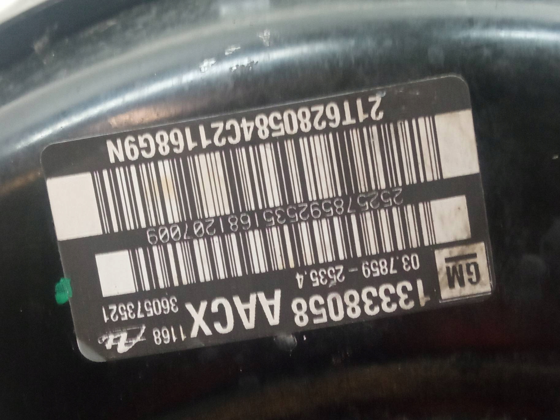 Servofreno servo 13338058 Opel Astra IV (2009- 2020 ) J