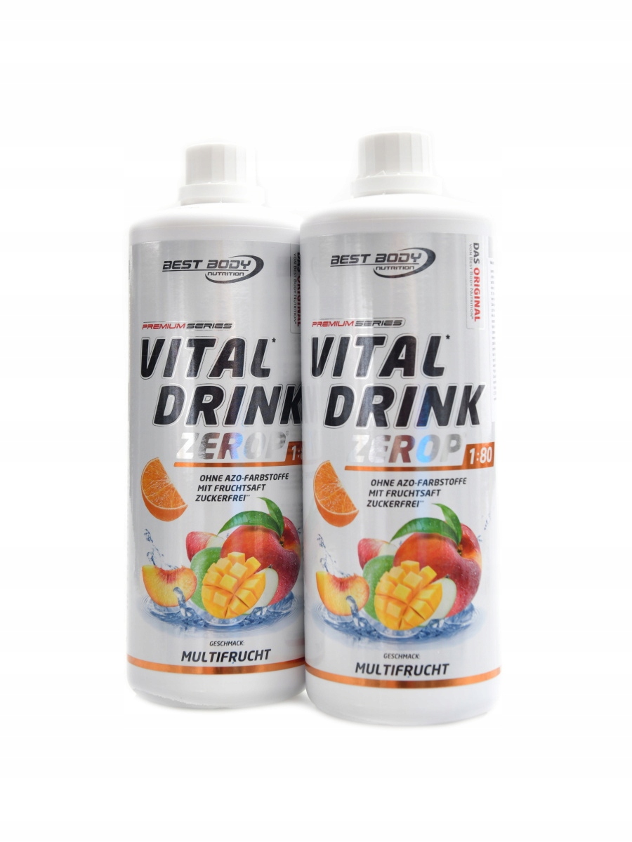 Vital drink Zerop 2 x 1000 ml multifruit Duopack