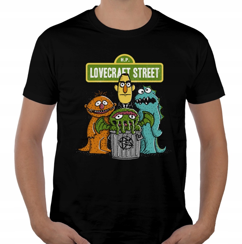 

Koszulka Lovecraft Street cthulhu ul sezamkowa L