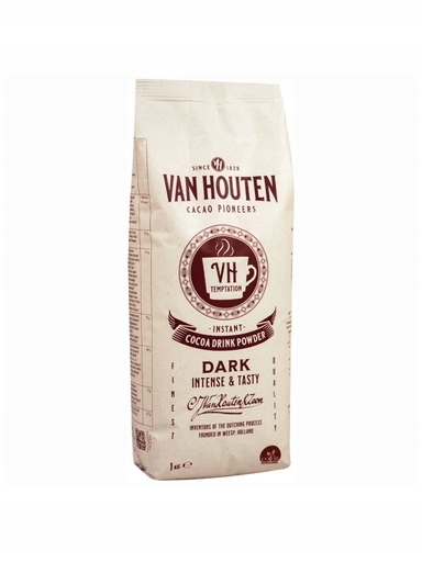 Levně 2x kakaový nápoj Van Houten Dark Intense&Tasty 21% kakao 1 kg