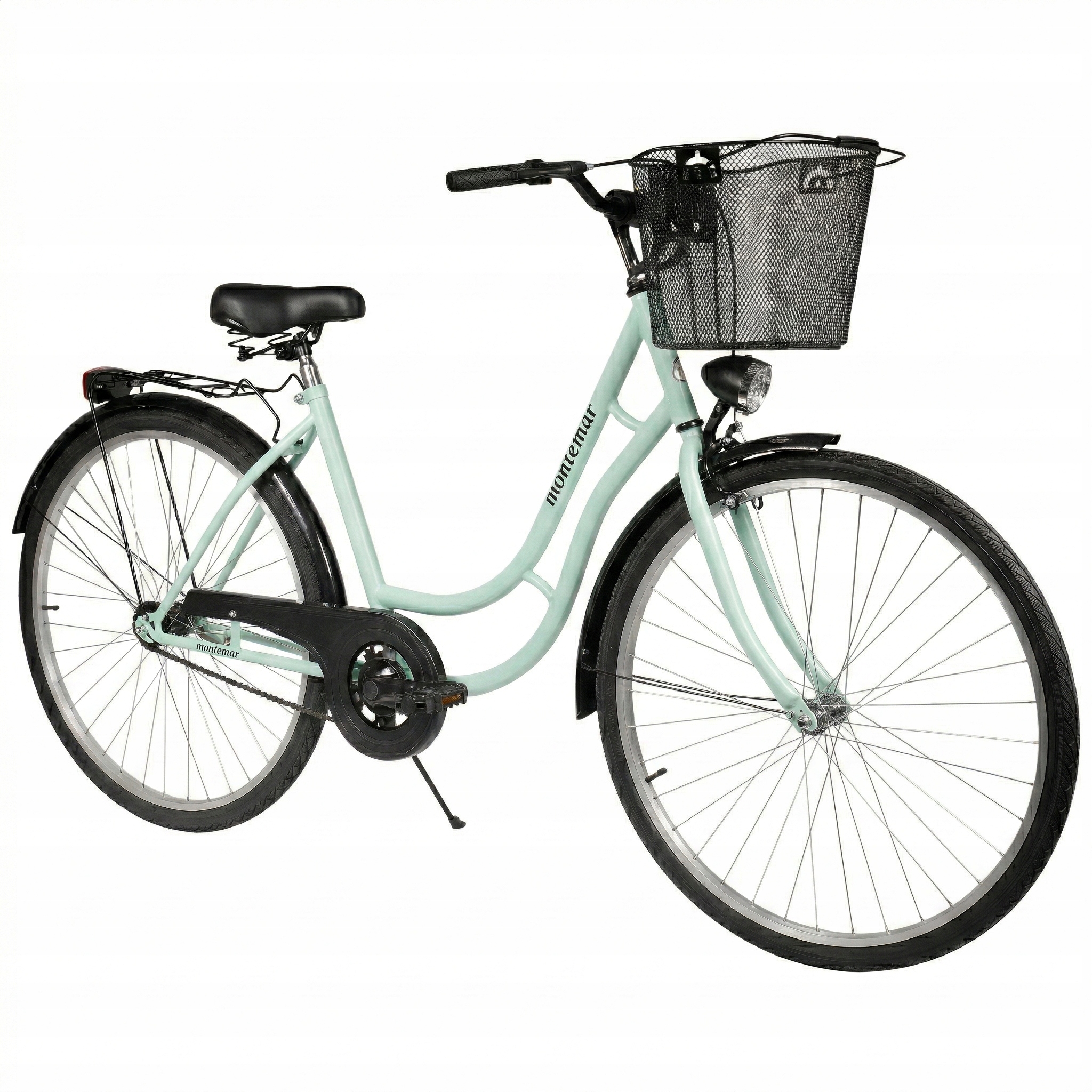 Rower Retro Damski Damka Męski Miejski Montemar 28 Miętowy Polski producent