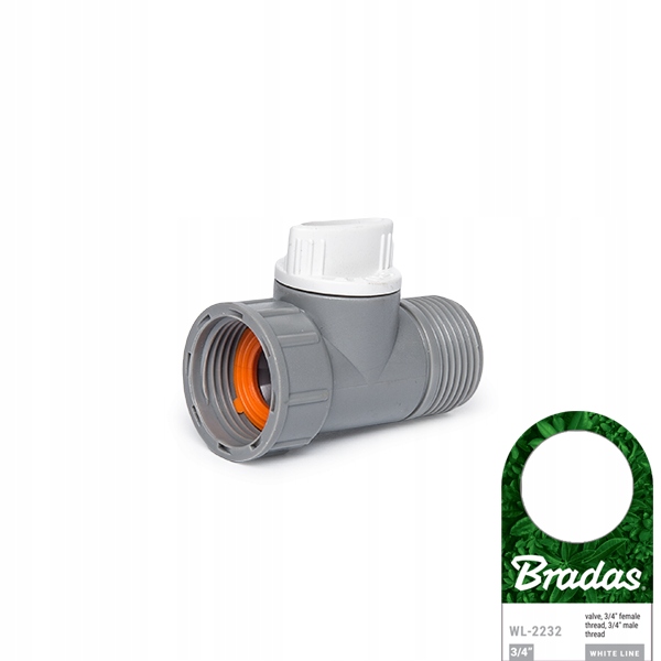 

White Line Przyłącze z zaworem Gw/gz 3/4"