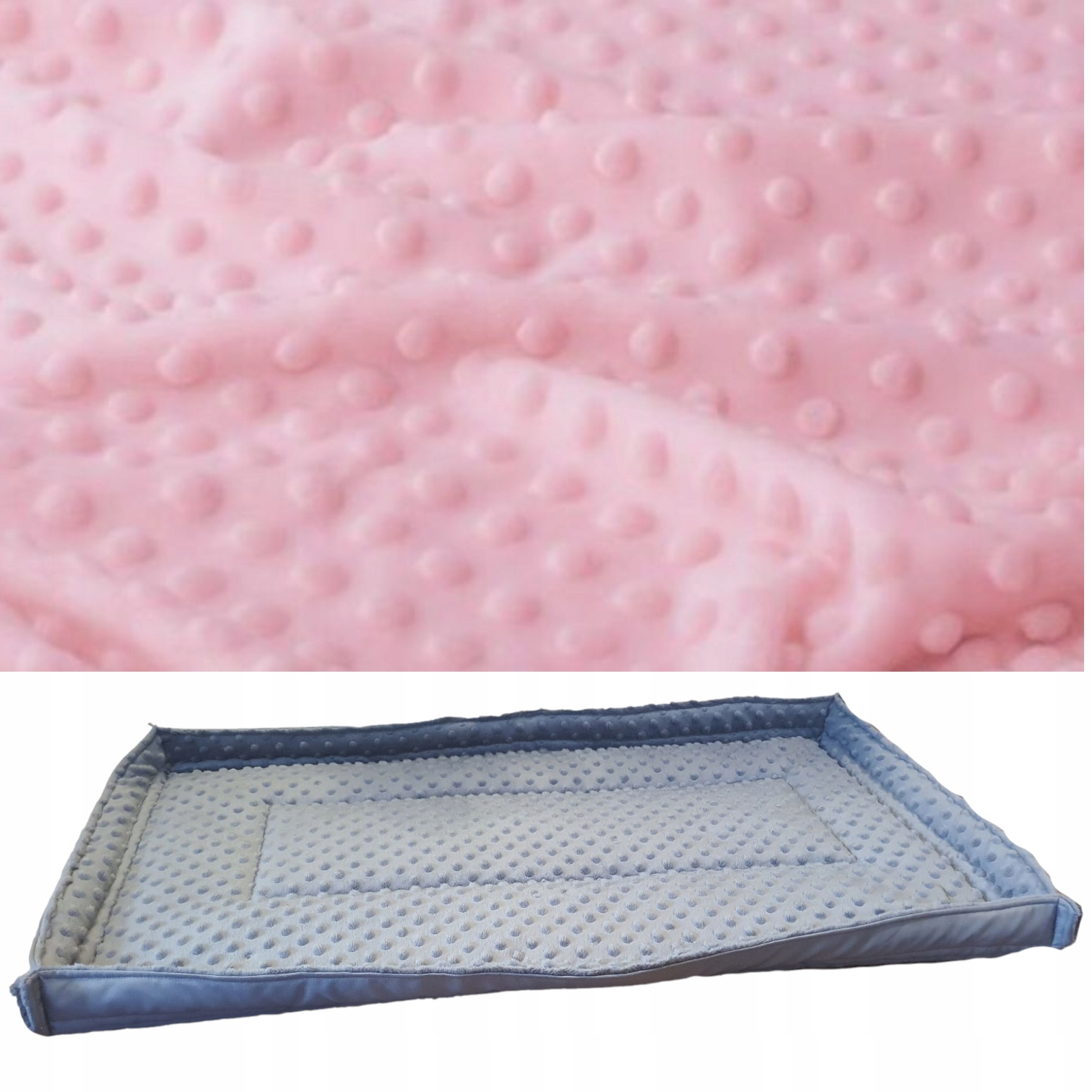 Levně Podložka do klece pro prasátko, ježka 120x60 voděodolná, růžová světlá s okraji