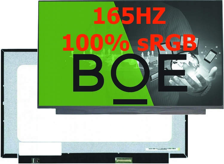 Nová Náhradná Matrica NV156FHM-NY8 V8.1 Fhd Ips 40PIN eDp 165HZ Matná