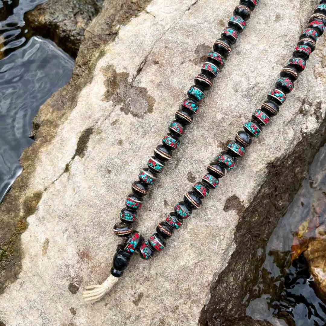 Mala buddhistická kost yaka 06