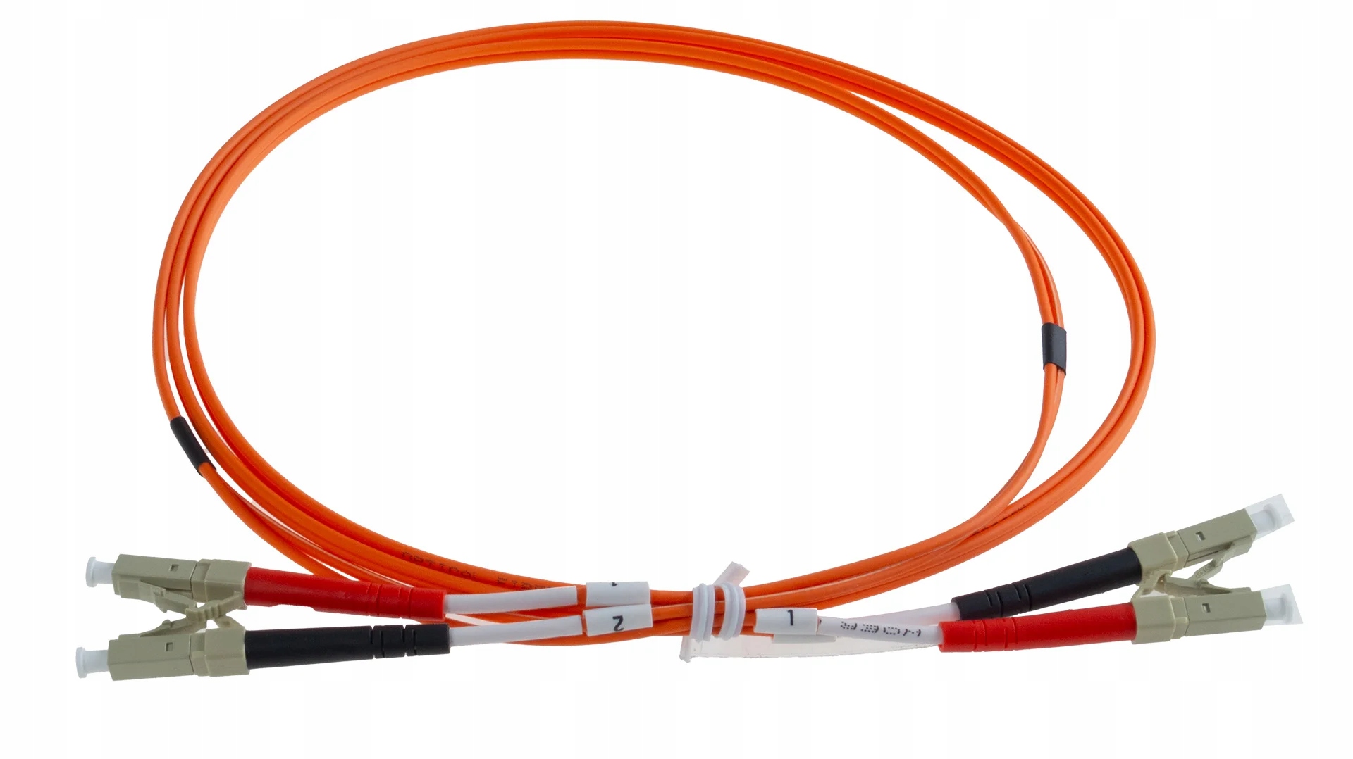Patchcord światłowodowy 2M LC/UPC-LC/UPC DX Multimode 2mm OM2