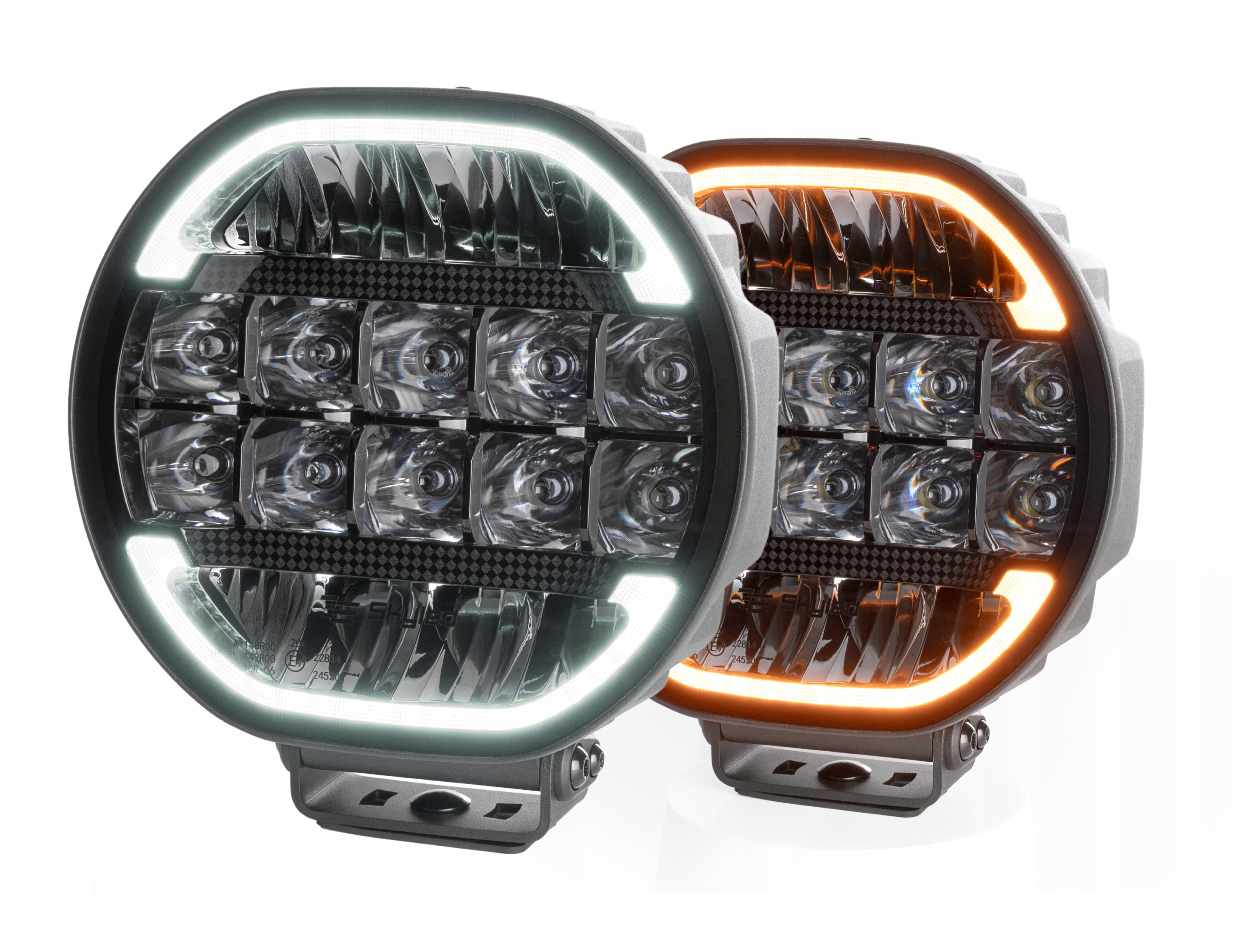 ФАРА ДАЛЬНЕГО СВЕТА SKYLED SCALLOP 9X FUL LED, ДИНАМИЧЕСКИЕ ПОЛОЖЕНИЯ